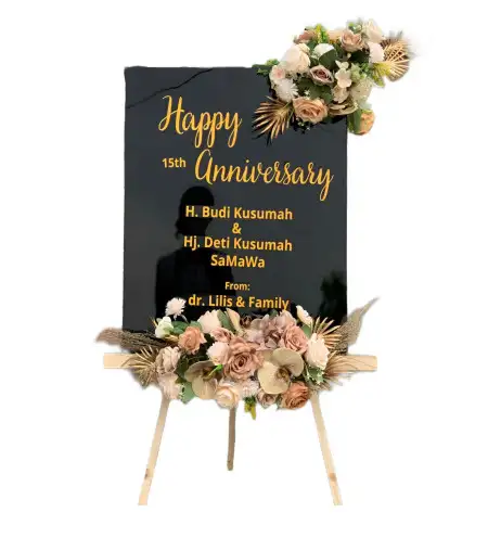 Papan Bunga Akrilik Wek V